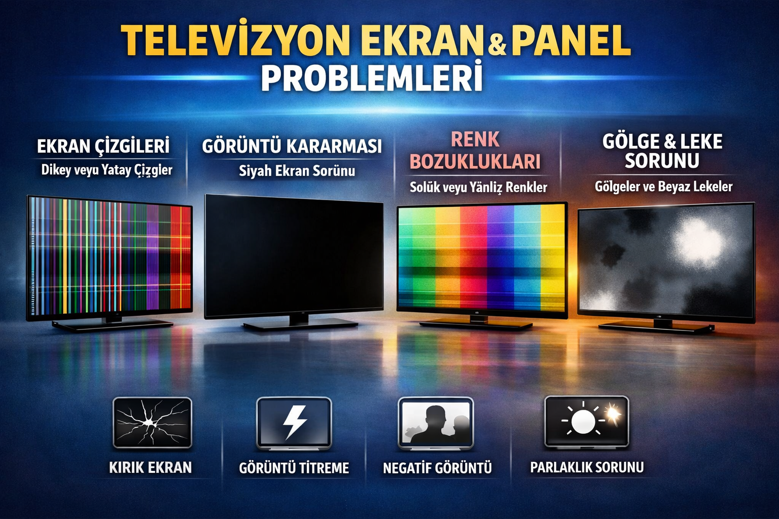 ekran & panel problemleri